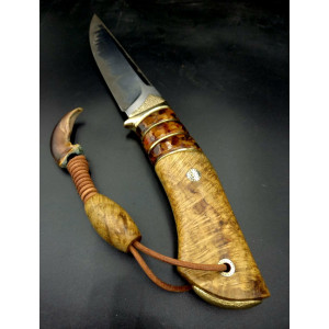 ЗОЛОТИЙ КІГОТЬ ніж ручної роботи ПАВЛА ГОНЧАРЕНКА, Сталь - ДІ103МП™ 64 HRC. Photo 3